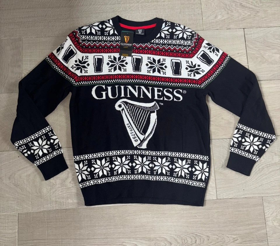 Jersey Oficial Guinness Navidad Hombre Tejido Talla M/L/XL/3XL/4XL/5XL Foto 3 de 4
