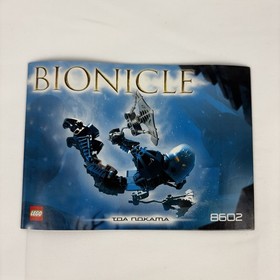 LEGO BIONICLE TOA METRU - TOA NOKAMA 8602 - COMPLETE WITH MANUAL AND BOX