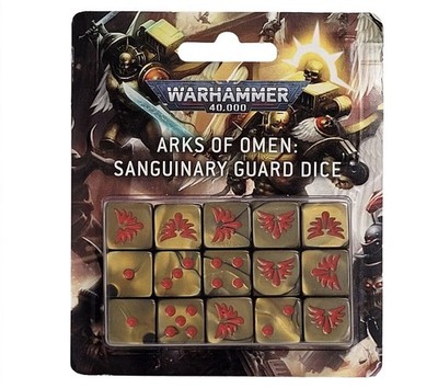 Warhammer 40000 Arks Of Omen SANGUINARY GUARD Würfel - Neu in OVP OOP