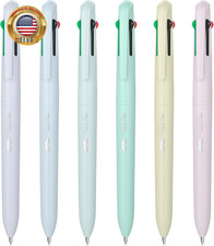- Ballpoint Multicolor Pen in One, 4-In-1, 6 Pack, Colorful Ink Retractable Mu
