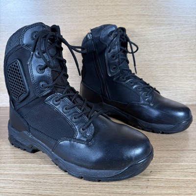 Magnum Herren Stiefel Strike Force 8.0 Seitenreißverschluss Polizei Durchsetzung - Größe 10 UK