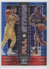 2021 Donruss Optic All-Stars Blue Pulsar Prizm Bradley Beal Stephen Curry #2 0ad