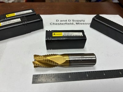 Interstate 723-6767, 3/4''x 3/4''x 1-1/4''x 3-1/2'', 4FL Cobalt, Rougher, TiN Coated