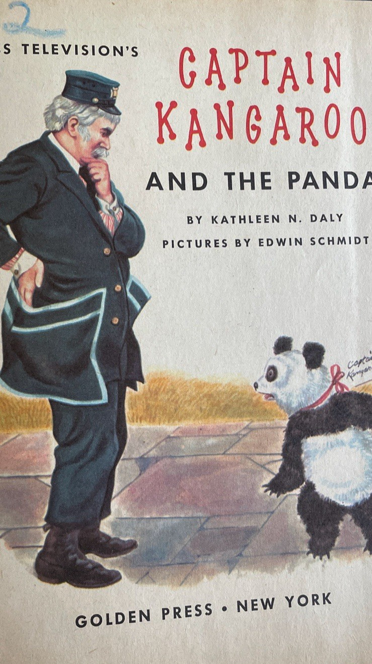 Captain Kangaroo And The Panda Little Golden Book 1957