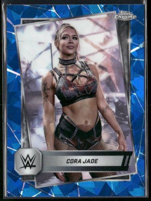 2025 Topps Chrome Sapphire Edition WWE #136 Cora Jade (002654)
