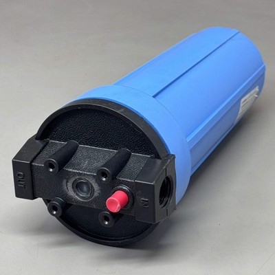 PENTAIR Pentek Slim Line Water Filter Housing Leakproof 10'' 1/2'' FIP Blue/Black