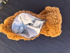 Very Cute Plush Brown Puppy Pencil Case Bag With Zipper Pouch