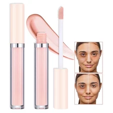 Kaely 2Pcs Color Correcting Pink Concealer Stick,Face Foundation Contour Makeup