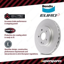 Bendix Front + Rear Euro+ Disc Brake Rotors for Seat Cordoba Ibiza 6K Toledo 1L2