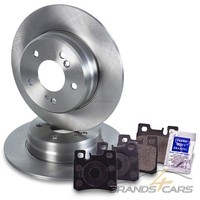 Atec Bremsscheiben Voll Ø278 + BelÄGe Hinten FÜR Mercedes C-KLASSE E-KLASSE SLK