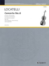 Concerto No. 6 for Violin and Orchestra, Op. 3 Violin and Piano Reduction Violin