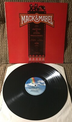 MACK & MABEL ORIGINAL CAST RECORDING  1974 LP MCA RECORDS MCL 1728 VINYL RECORD
