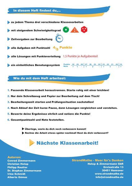 Thumbnail - Mathematik Klassenarbeitstrainer Klasse 8 - Strandmathe