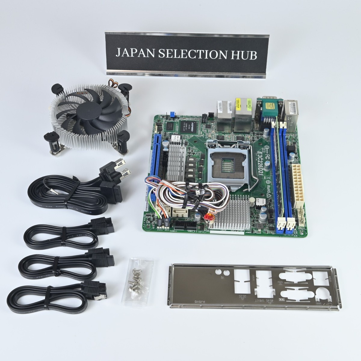 ASRock Rack E3C226D2I Intel C226 LGA1150 DDR3 mini-ITX I/O shield