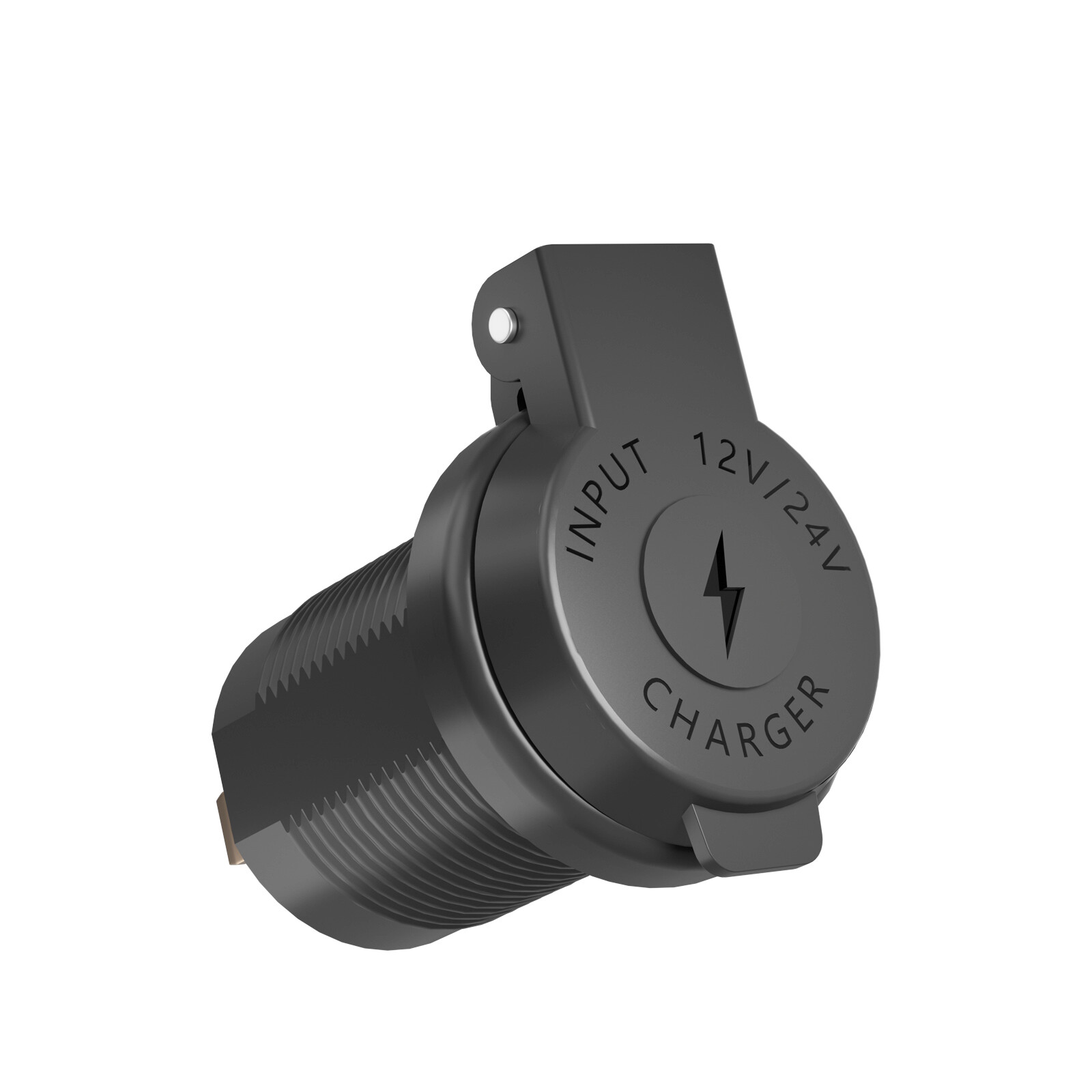 12V-24V Car Charger Cigarette Lighter Socket Dual Ports Fast Charging With Wire