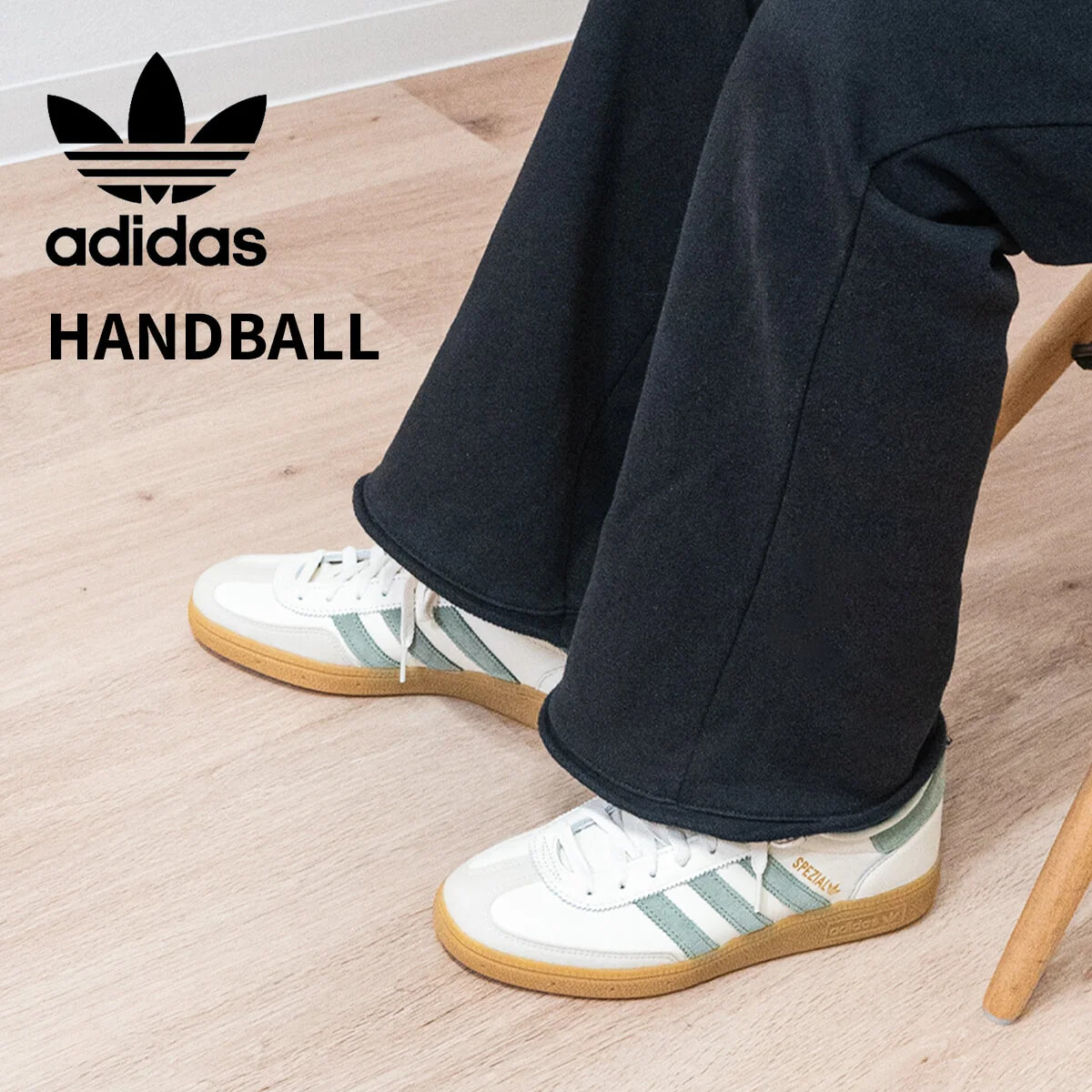 adidas handball spezial　23cm　IF9730 Adidas Originals HANDBALL SPEZIAL Off White/Silver Green