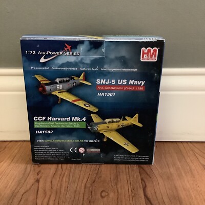 ホビーマスター 1/72 CCF ハーバード MK.4 ドイツ 1960 Hobby Master HA1502 1/72 North American Harvard MK 4 Luftwaffe