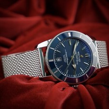 Breitling Superocean Heritage II Blue Dial 46mm Automatic AB2020 Steel Bracelet 13