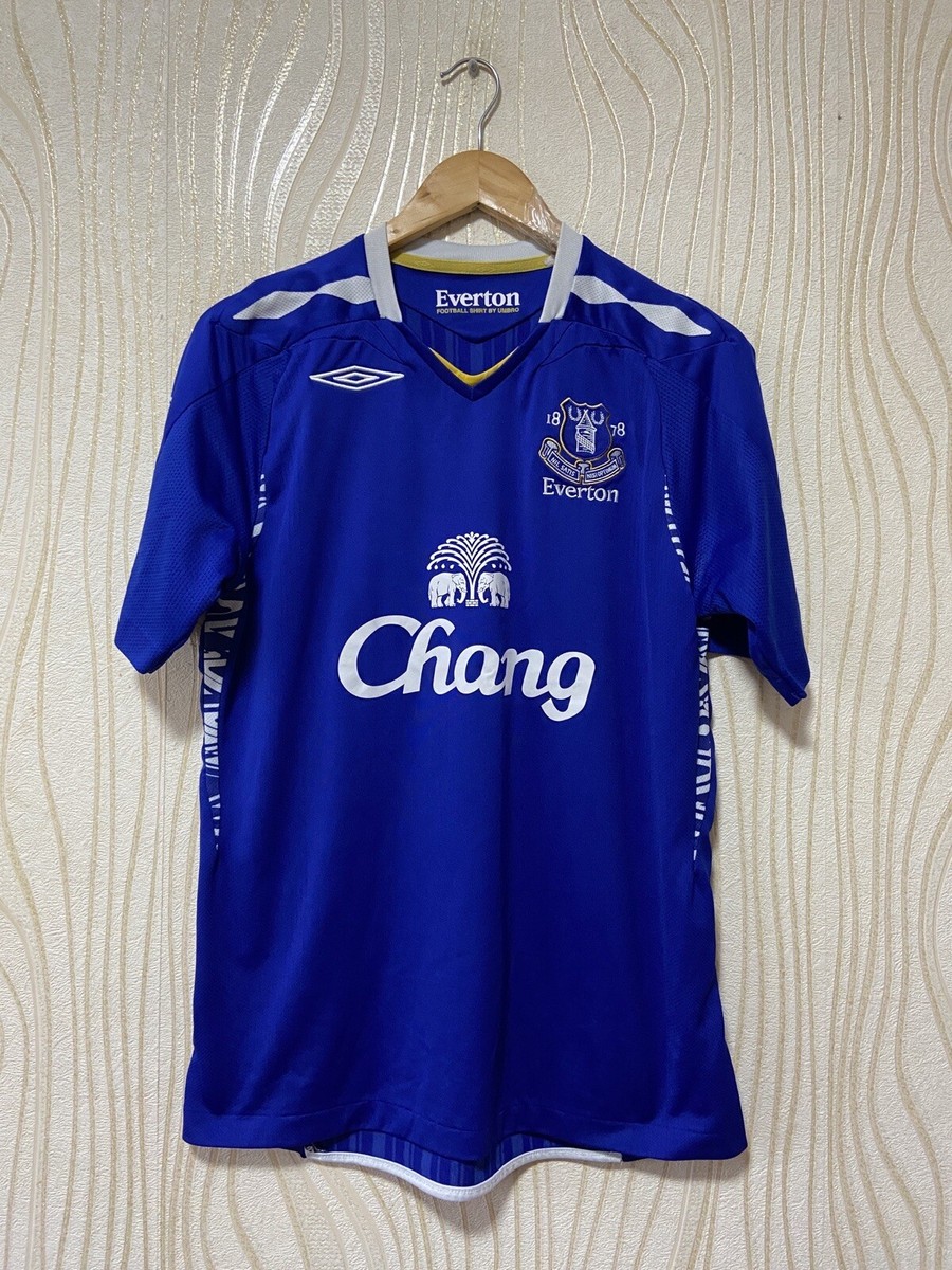 EVERTON 2007 2008 HOME FOOTBALL SHIRT SOCCER JERSEY UMBRO sz M MEN