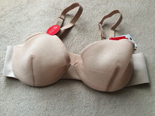 Spanx Sz M D-DD Champagne Beige SheerFlex Fit To You Bra Unlined 30071R NWT