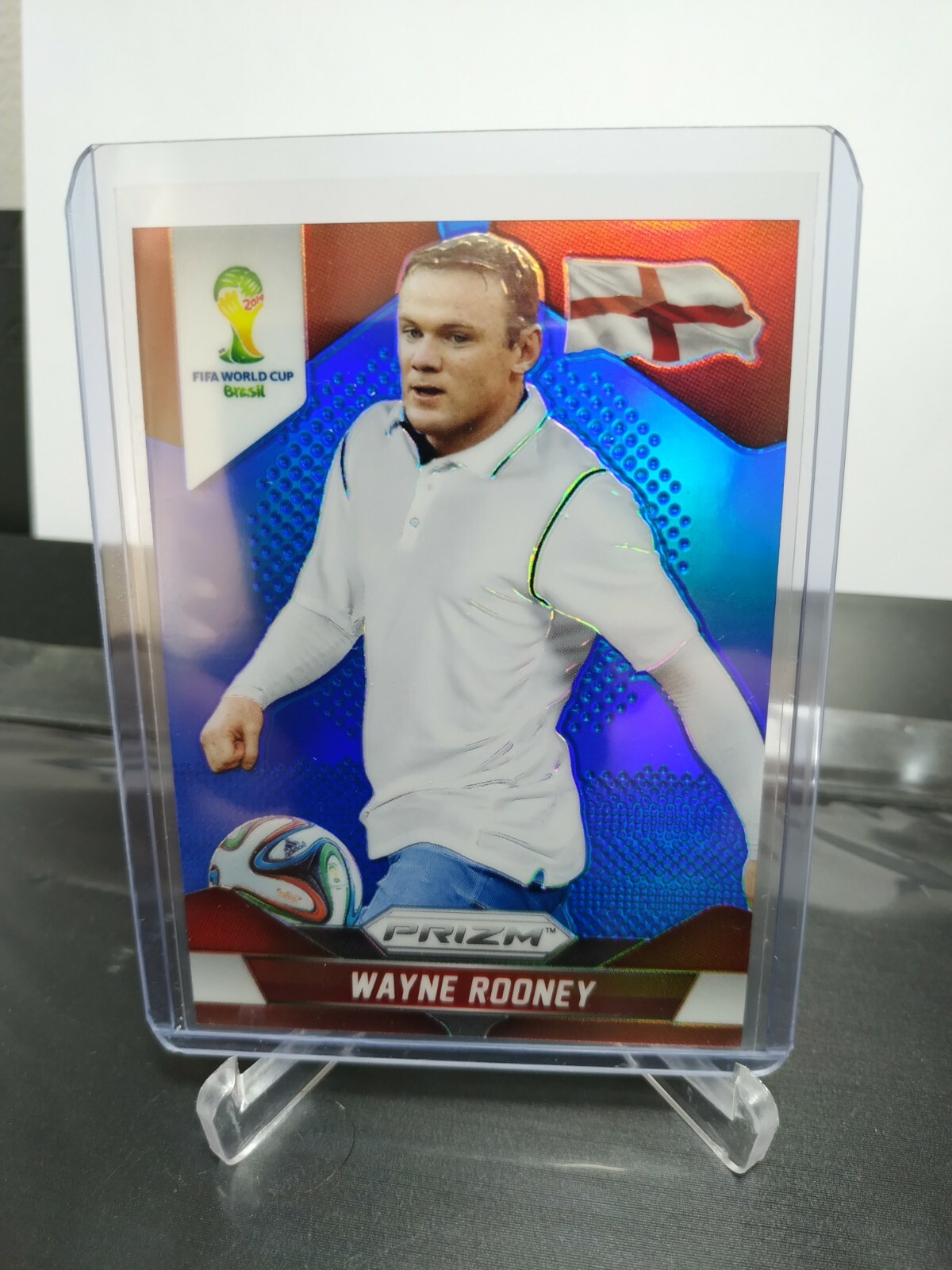 Wayne Rooney - 2014 World Cup Brasil Prizm Blue #132/199