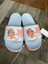 adidas Adilette Disney Moana Slides GS size 5 Comfort Blue Orange