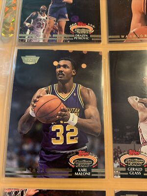 #13 Karl Malone Utah jazz￼ ￼￼￼ 1992 93 Stadium club members only Malon Utah Jazz