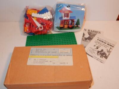 Vintage NOS BUILDING BLOCK COKO LEGO CLONE BRICKS 1980s MIB HOUSE