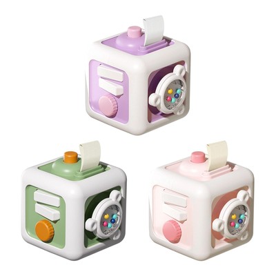 Busy Cube Kid Montessori Toy Early Education Play Center Fidget Sensory Toy