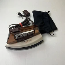 Black & Decker Stowaway Iron Dual Voltage Adapter Folding5 Travel Mini