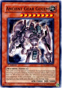 Ancient Gear Golem - SD10-EN012 - Common - Unlimited Edition x3 - Near Mint
