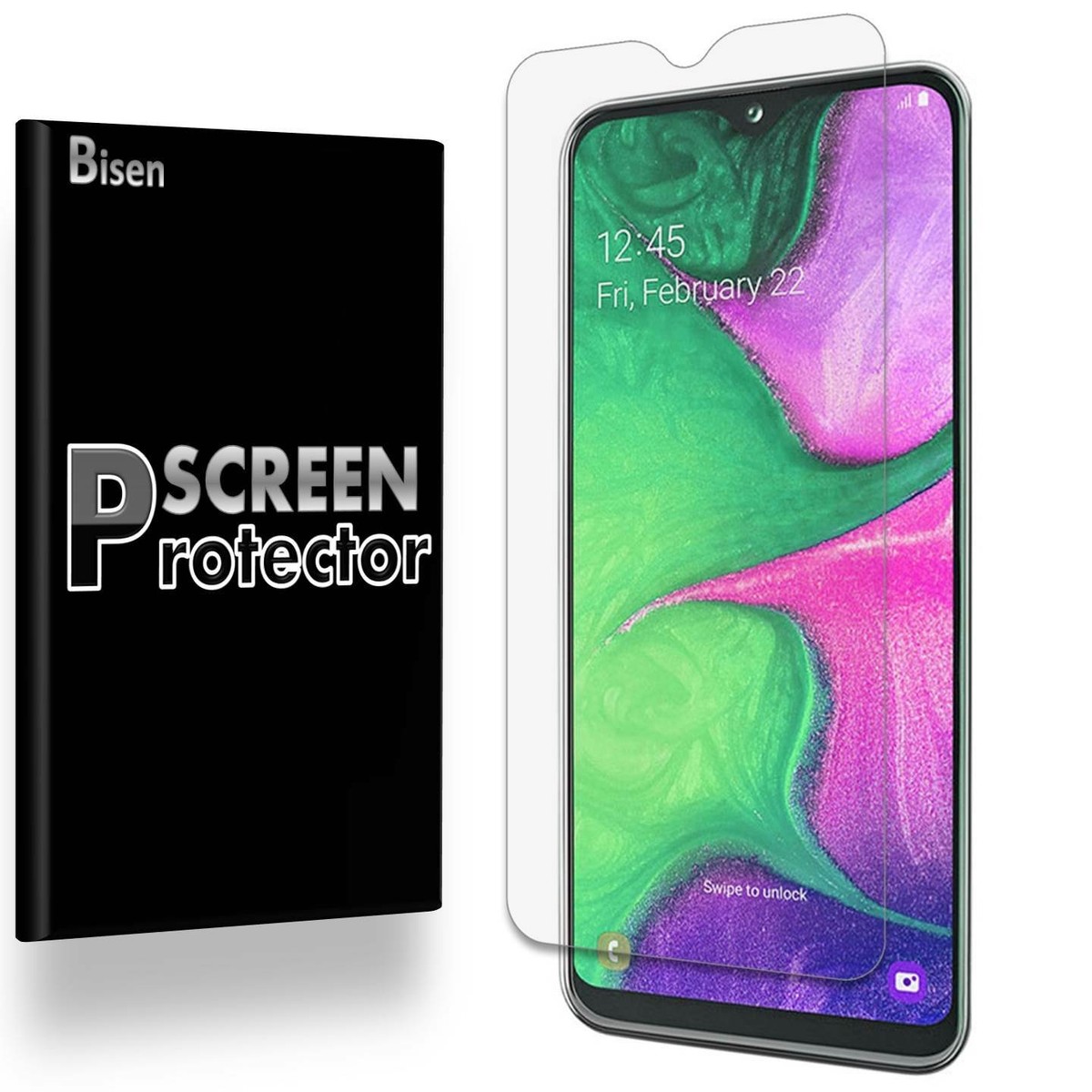 4-PACK BISEN] Anti-Glare Matte Screen Protector Guard For Samsung