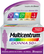 Multicentrum Donna 50+ Integratore Alimentare 30 Compresse