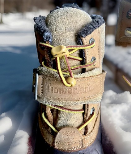 TIMBERLAND MALLARD WHEAT BUCKLE STRAP ‘WATERPROOF DUCK-BOOT’ BIG KIDS SIZE 5Y - Picture 4 of 8