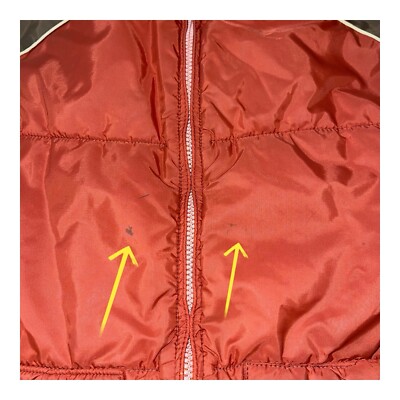 Vintage Woolrich Puffer Vest 60s 70s Color Block Multi Color Men's