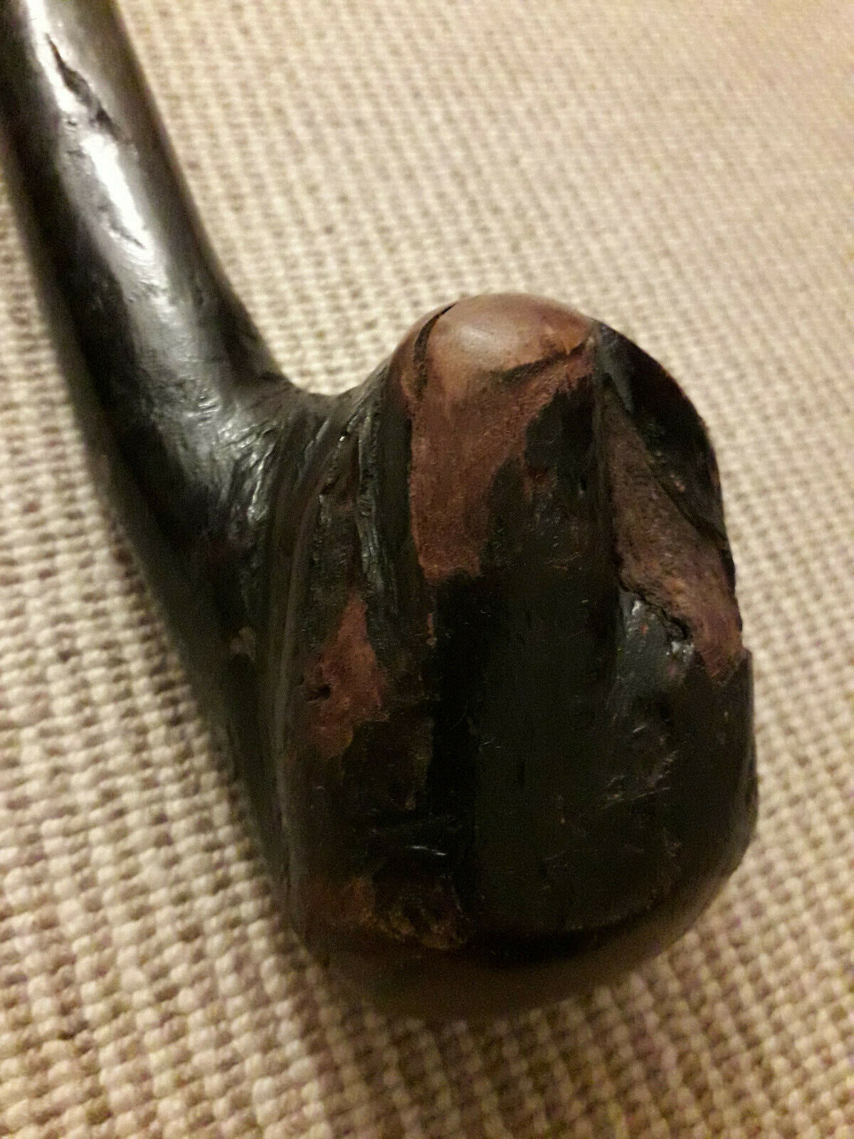 Genuine Antique 19th C Irish Blackthorn Sheleighley 