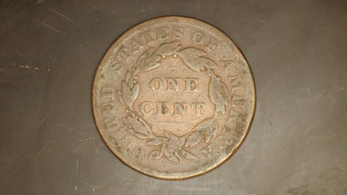 1835 1C Coronet Head Copper Cent Circulated Large Cent Coin Early US Type Coins - Picture 2 of 4