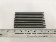 (10) NEW Tool Shop 5" Square #2 SQ2 Power Drive Bit - 1/4" Shank - CR-V Steel