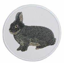 Rabbit أبيض Grain أزرق ... Patch Patch 8cm (2063)