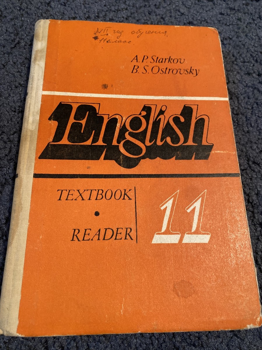 Russian Vintage Usssr English Textbook Grade 11,A.p Starkov