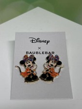 Baublebar Disney Minnie Mouse Earrings Orange Dress Confetti Bow
