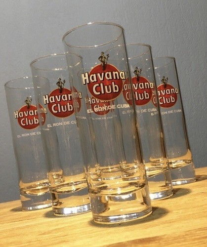 LOT DE 6 VERRES HAVANA CLUB el ron de cuba EUR 15,00 - FR