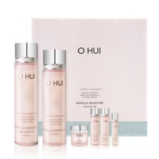 Korea Cosmetic OHUI Miracle Moisture 2pcs Set Skin Softener Emulsion Anti Aging