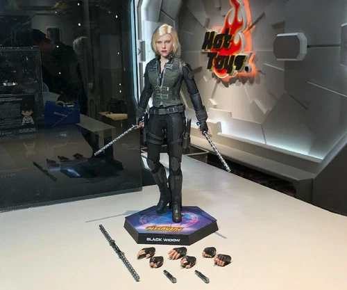 Hot Toys MMS460 Avengers Infinity War 1/6 Black Widow Action Figure In Stock New - Picture 12 of 13
