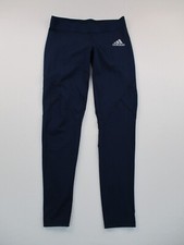 Adidas Pants Womens Medium Blue Athletic Tights Techfit Compression 26x25