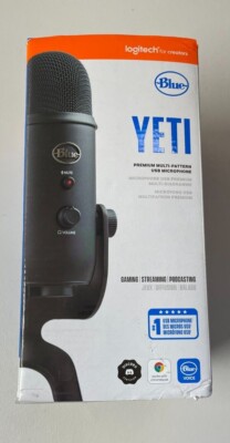 Logitech Yeti Premium Multi-Pattern USB Microphone (Black)