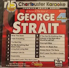 90258R GEORGE STRAIT  CHARTBUSTER KARAOKE CDG