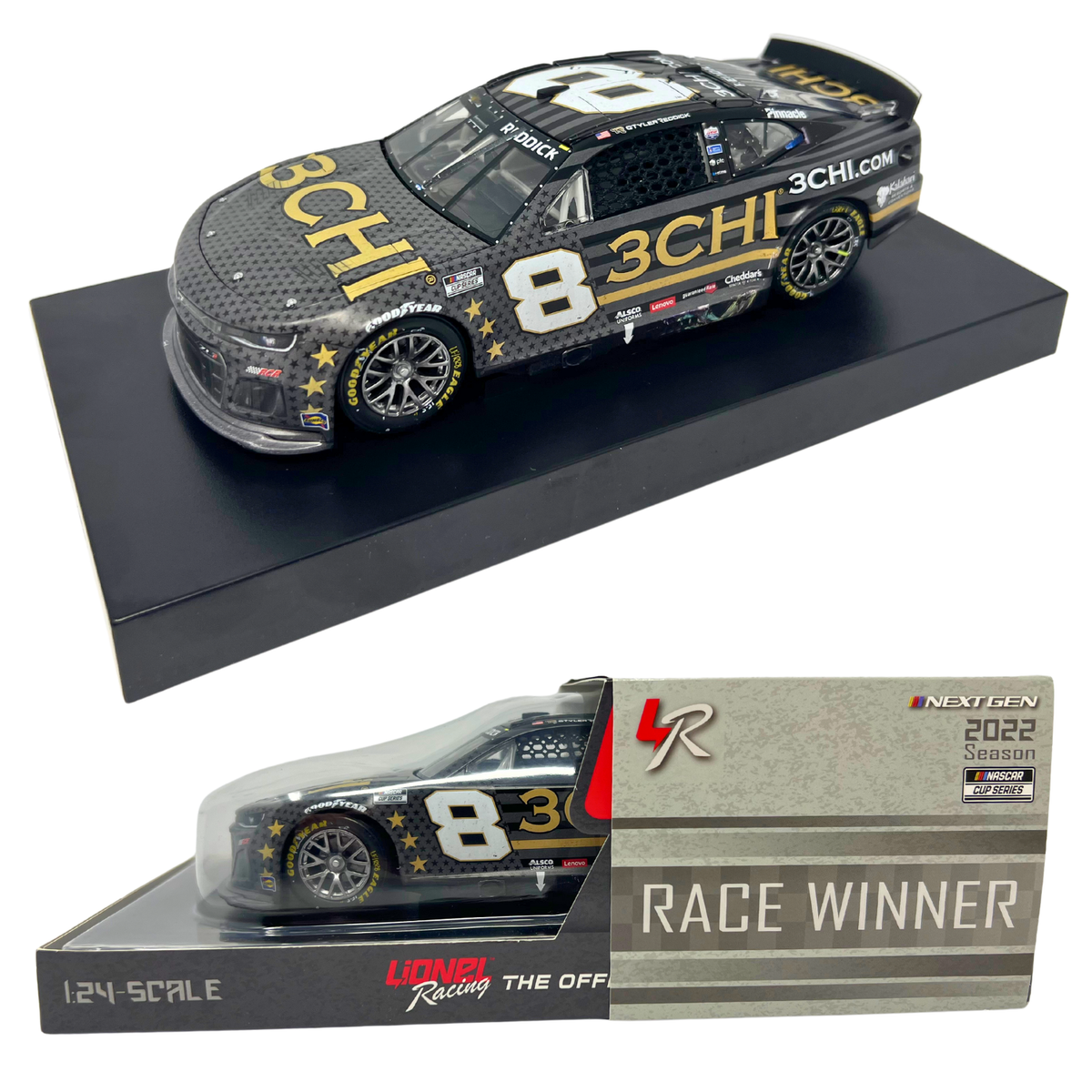 【D1様用】CHRISALLYS / Reborn Lionel Nascar #8 Tyler Reddick 3CHI Salutes Win 2022 Camaro ZL1 1