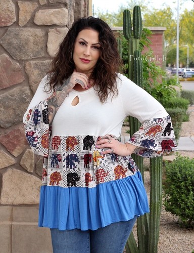 babydoll plus size tops