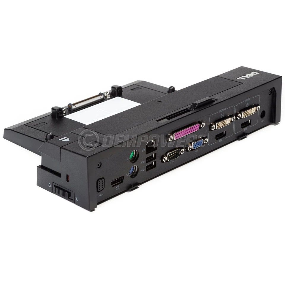 Dell Latitude E6510 E6520 E6530 E6540 E-Port Plus Replicador/Estación de acoplamiento/PR02X Foto 4 de 4